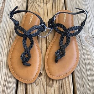 Merona Thong Girls Black Sandals